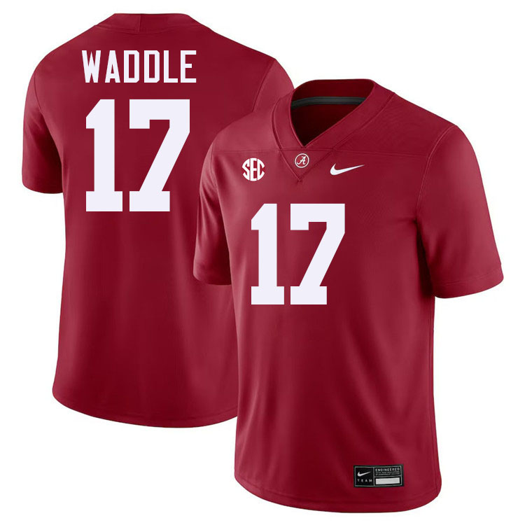 Jaylen Waddle Alabama Jersey,University Of Alabama Crimson Tide Football Jersey,Uniforms-Crimson